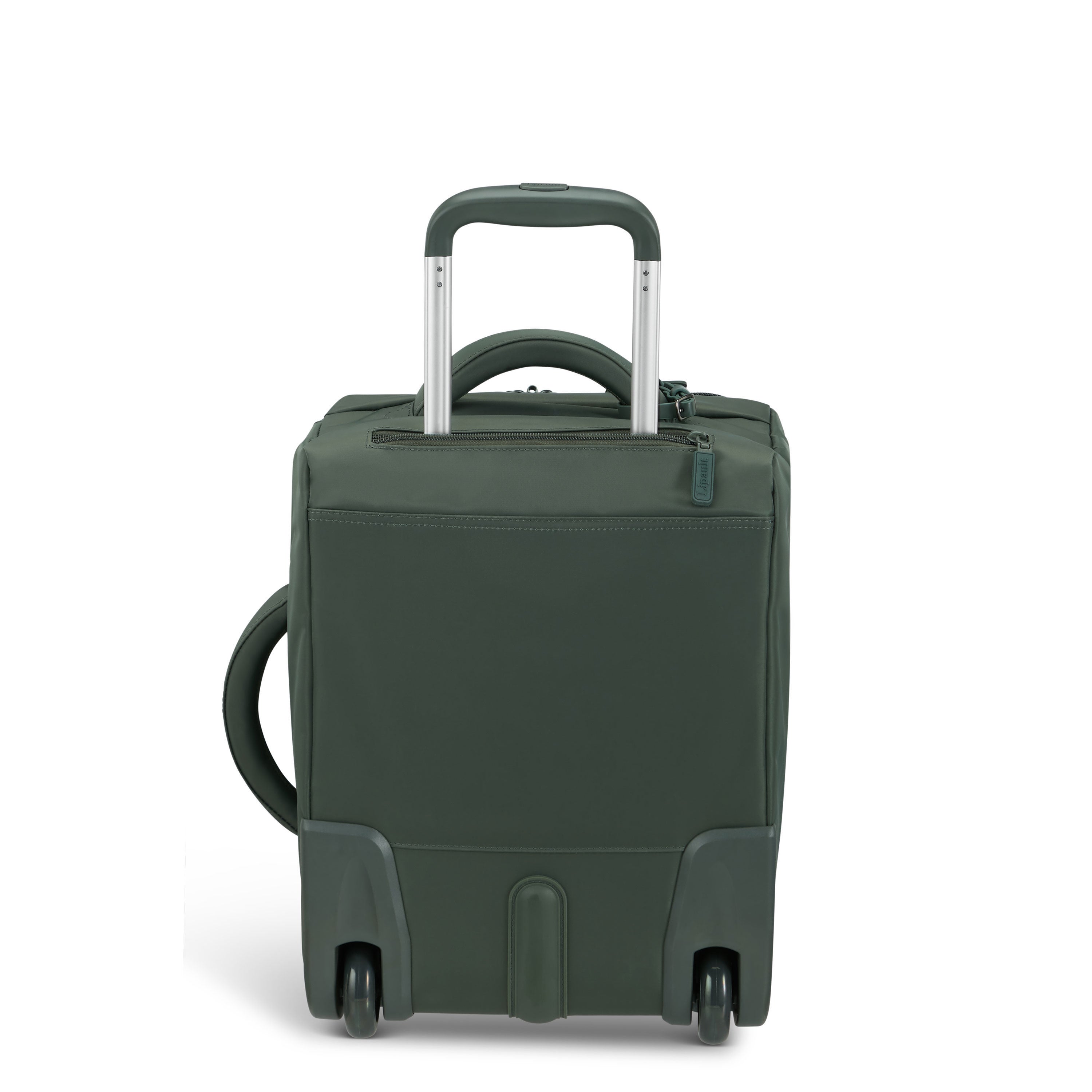 Lipault Foldable Plume Mini Cabin Upright, Khaki Green, Back Image image number 4